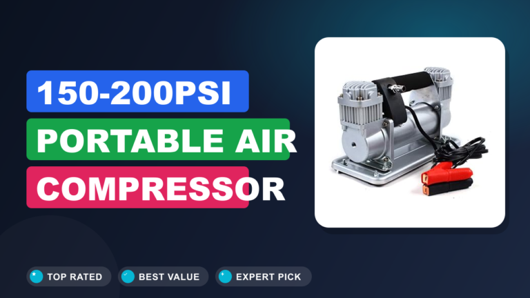 150-200PSI Portable Air Compressor Pump Dual Review