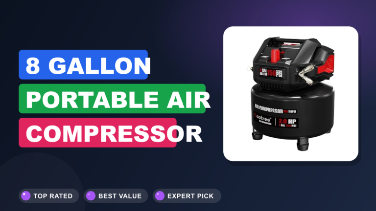 8 Gallon Portable Air Compressor Review