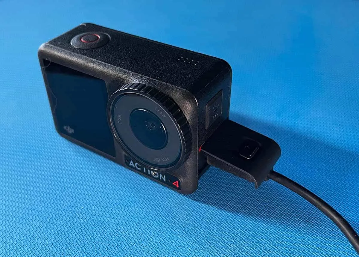 action camera button combo