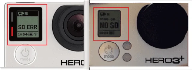 action camera memory card formatting troubleshooting