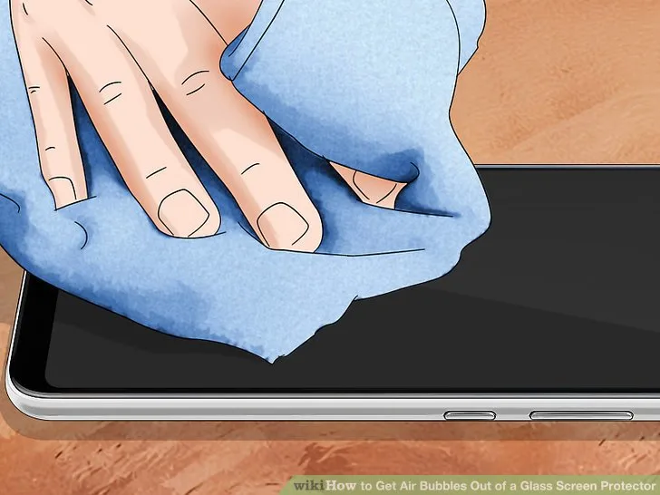 air bubbles under screen protector