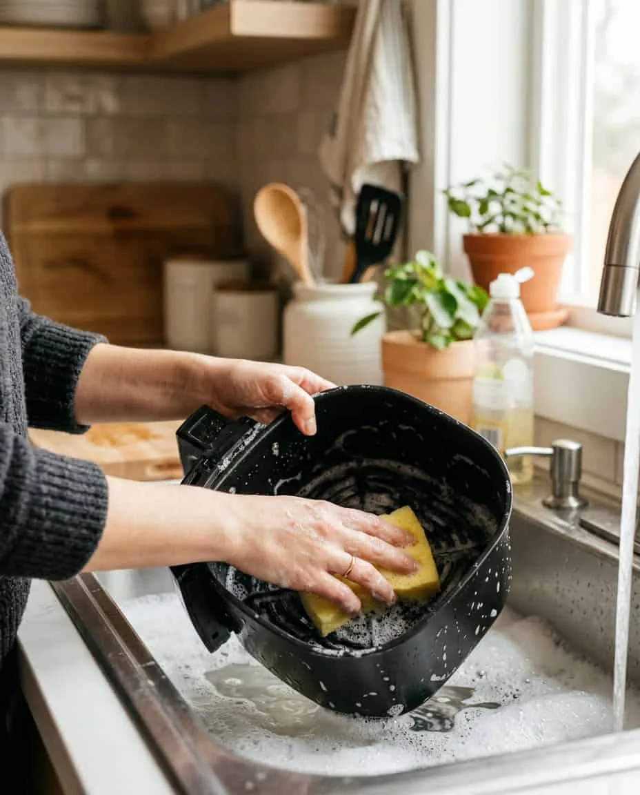 air fryer cleaning