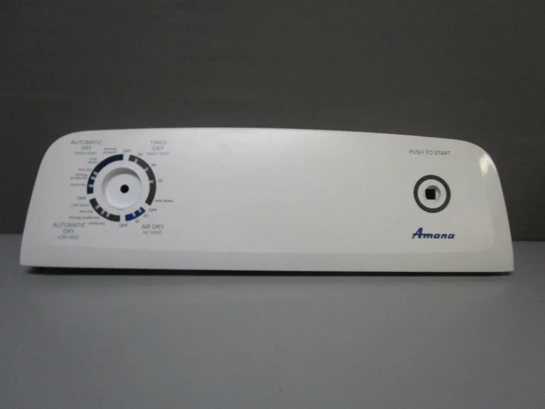 Amana Dryer Control Panel Not Working