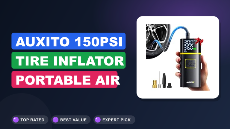 AUXITO 150PSI Tire Inflator Portable Air Review