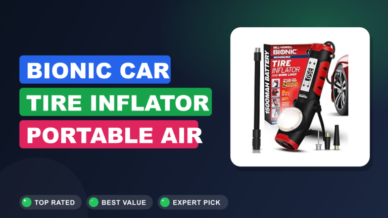 BIONIC Car Tire Inflator Portable Air Review