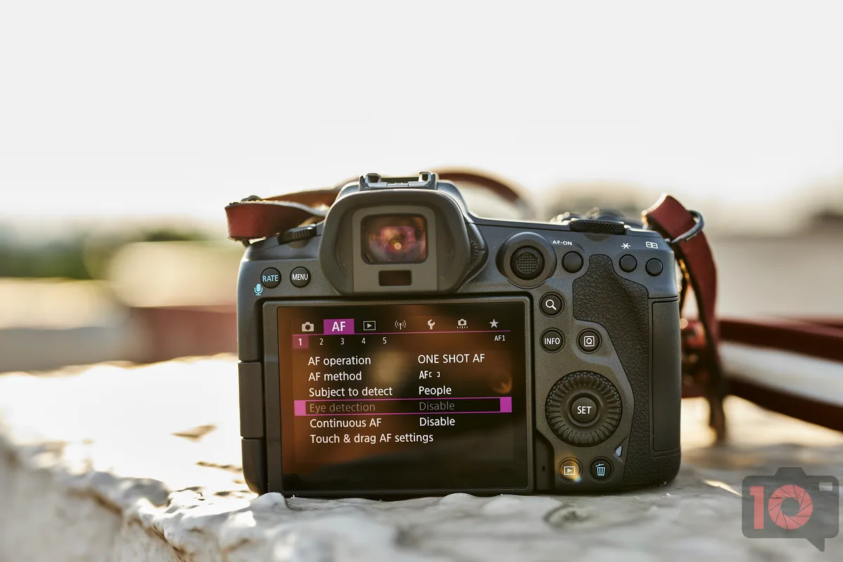 Bluetooth icon in camera menu