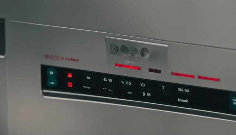 Bosch Dishwasher Not Starting Red Light Flashing