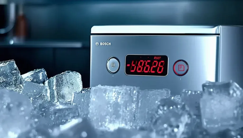 Bosch ice maker test button