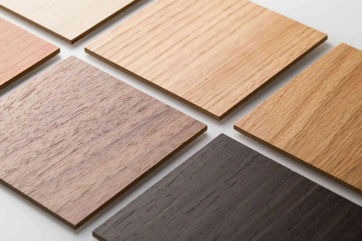 Cabinet material samples