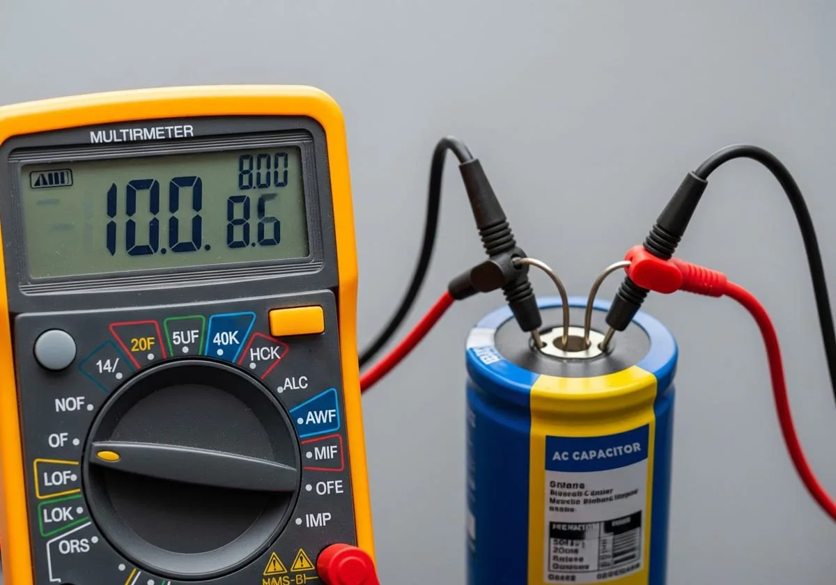 capacitor testing multimeter