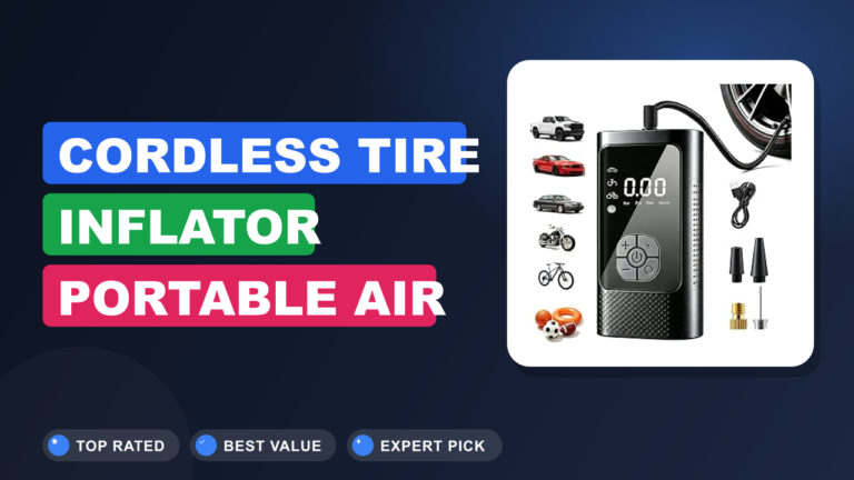 Cordless Tire Inflator Portable Air Pump Review