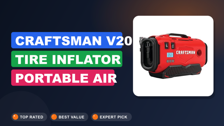 CRAFTSMAN V20 Tire Inflator Portable Air Review