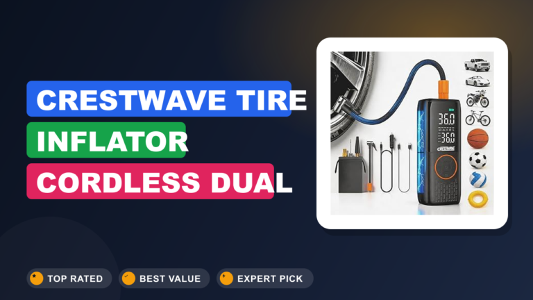 CrestWave Tire Inflator Cordless Dual Power Review