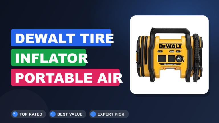 DEWALT Tire Inflator Portable Air Compressor Review