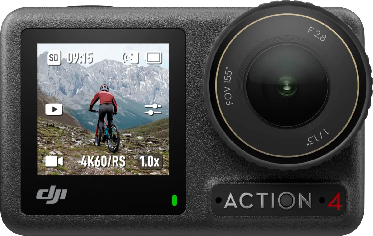 DJI Osmo Action 4 format card menu