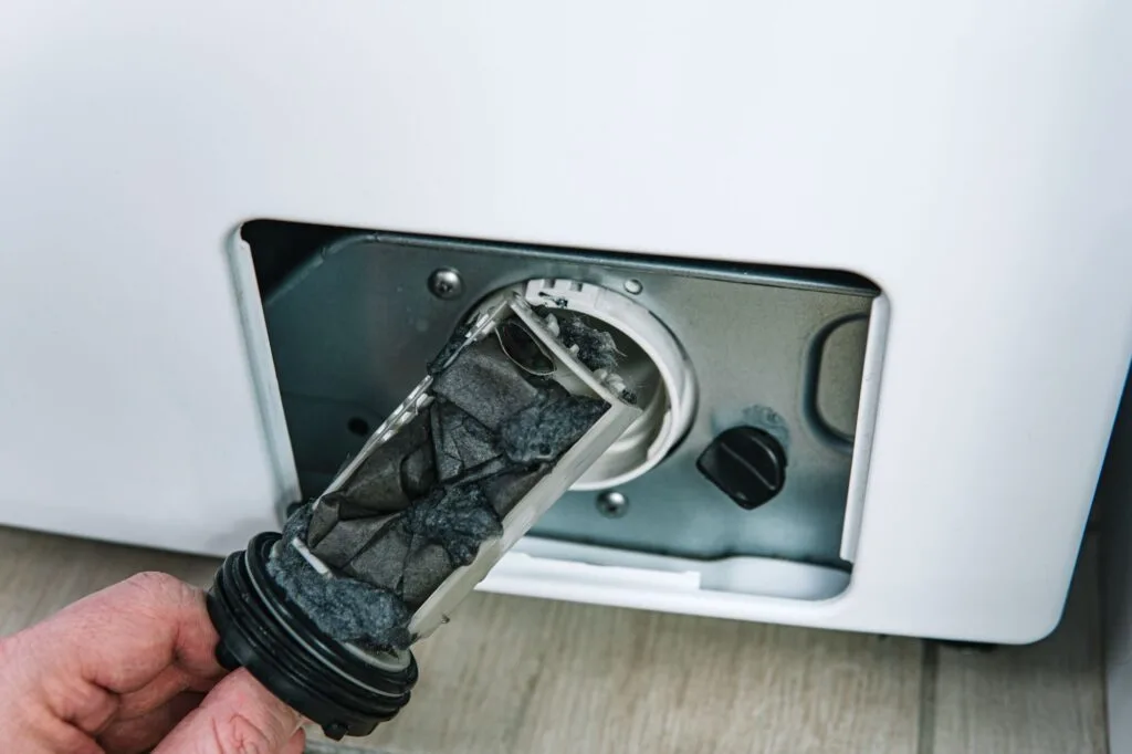drain pump filter debris