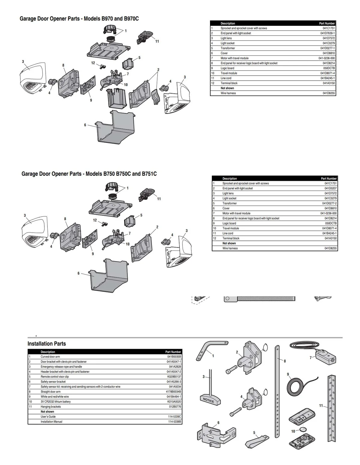 Drive gear assembly / gear kit