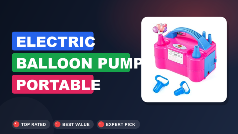 Electric Balloon Pump Portable Blower Machine Review