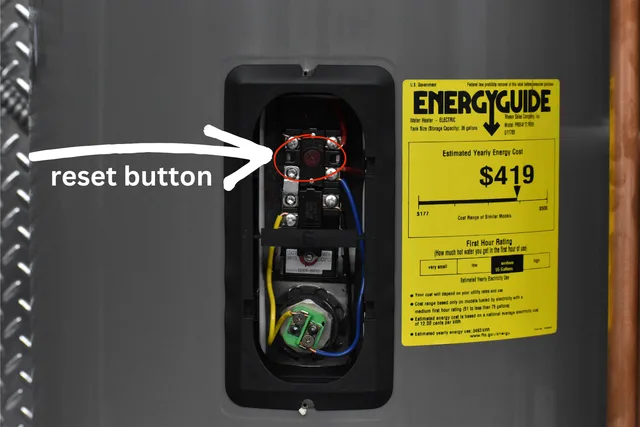 electric water heater high limit switch