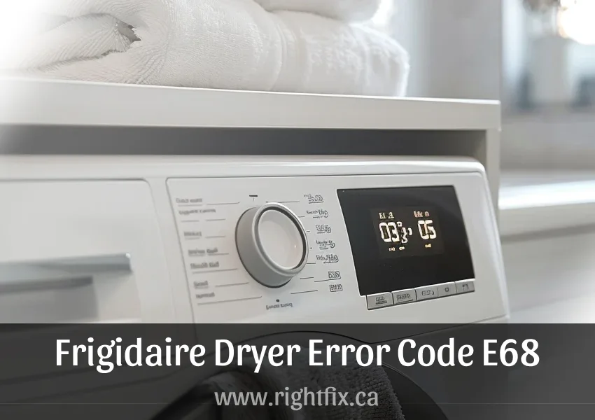 error code display Frigidaire stacked