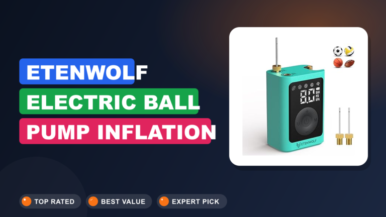 ETENWOLF Electric Ball Pump Inflation & Review
