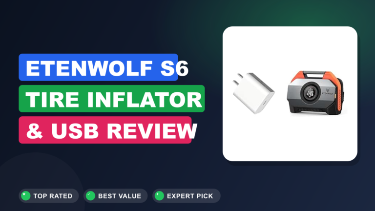 ETENWOLF S6 Tire Inflator & USB Review