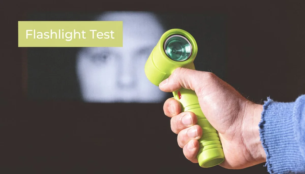 flashlight test