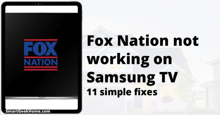 Fox Nation App Not Working On Samsung Smart Tv