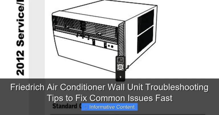 Friedrich Air Conditioner Wall Unit Troubleshooting
