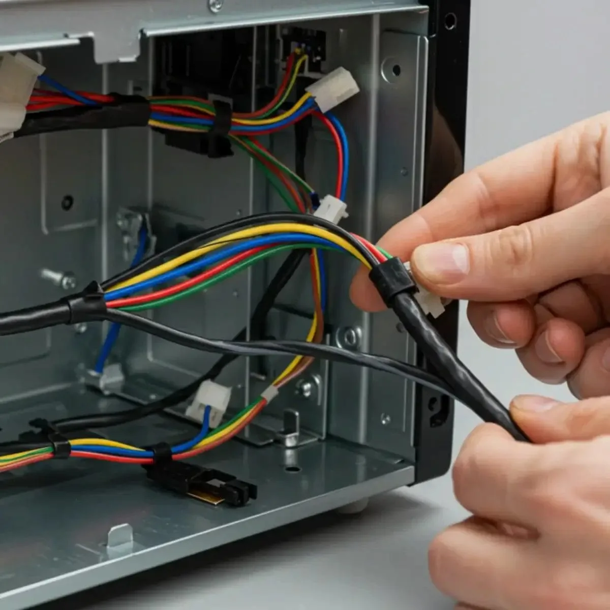 Frigidare washer wiring harness damage
