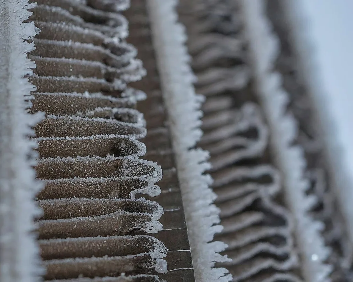frost buildup on evaporator coils
