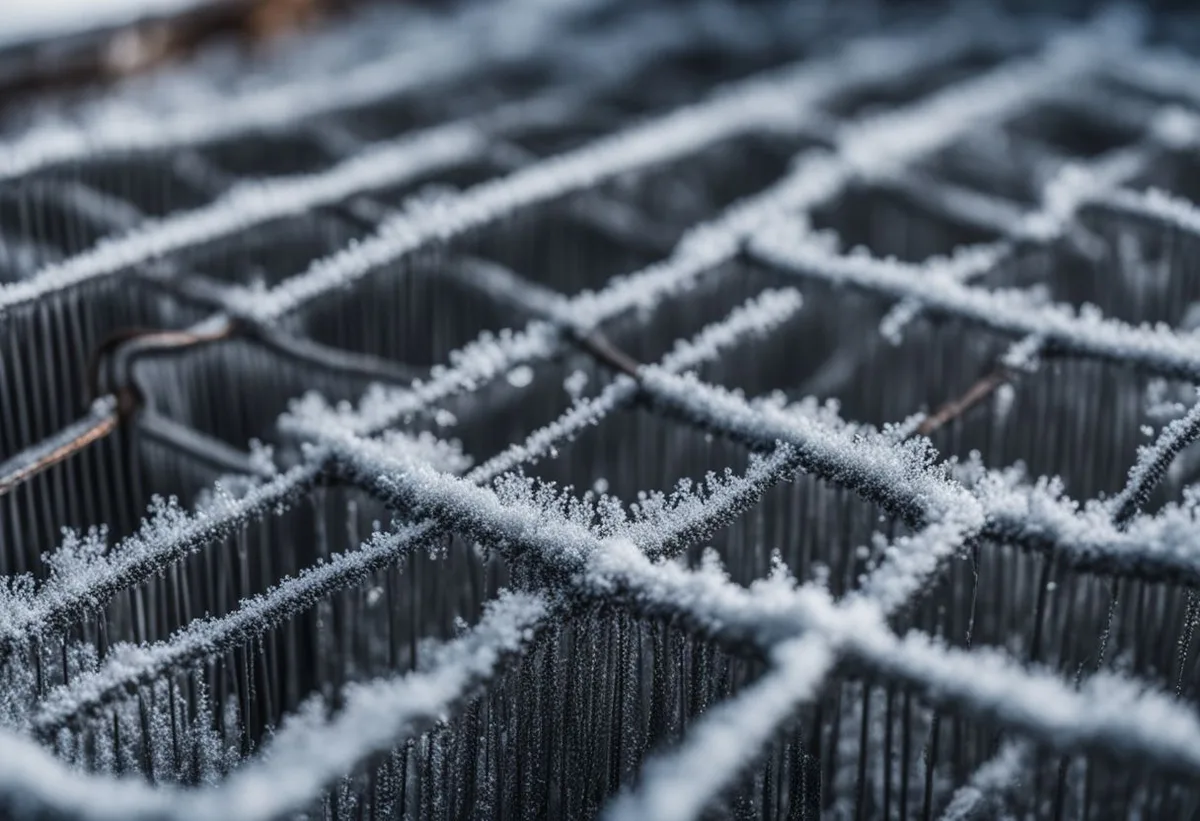 Frozen evaporator coils