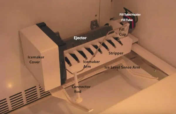 frozen fill tube