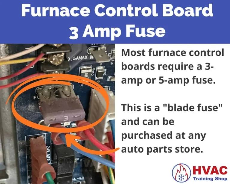 furnace control board 3 amp fuse
