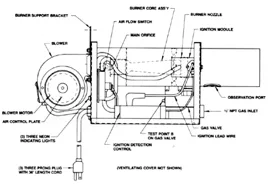Gas-fired radiant tube heater