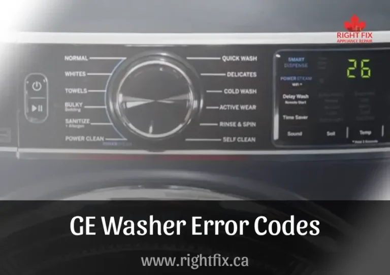 GE Profile Washer Troubleshooting