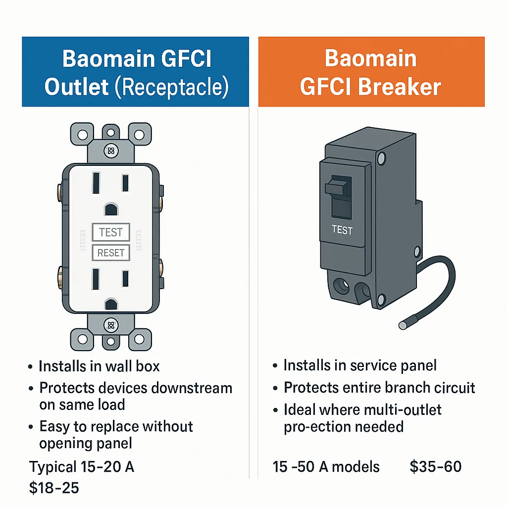 GFCI circuit breaker