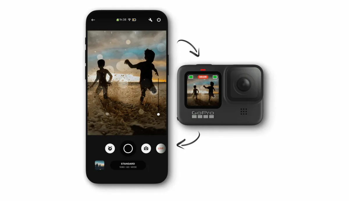 GoPro Quik app pairing screen