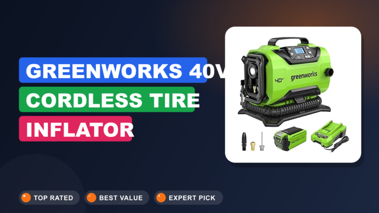 Greenworks 40V Cordless Tire Inflator Review