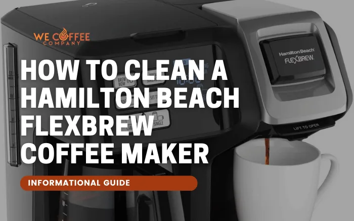 Hamilton Beach Flexbrew descaling vinegar