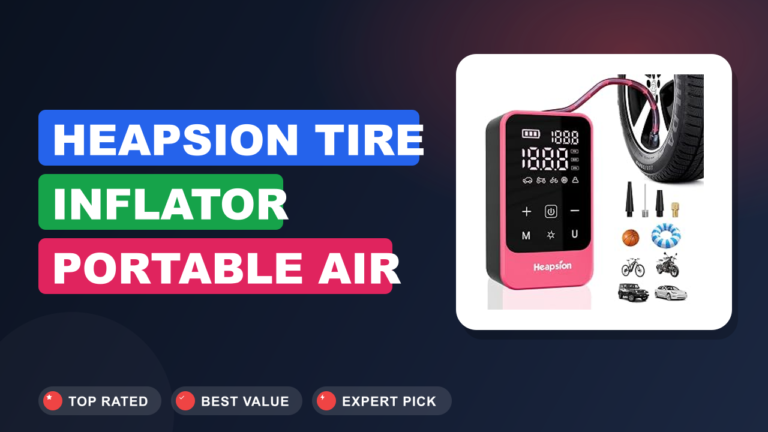Heapsion Tire Inflator Portable Air Compressor Review