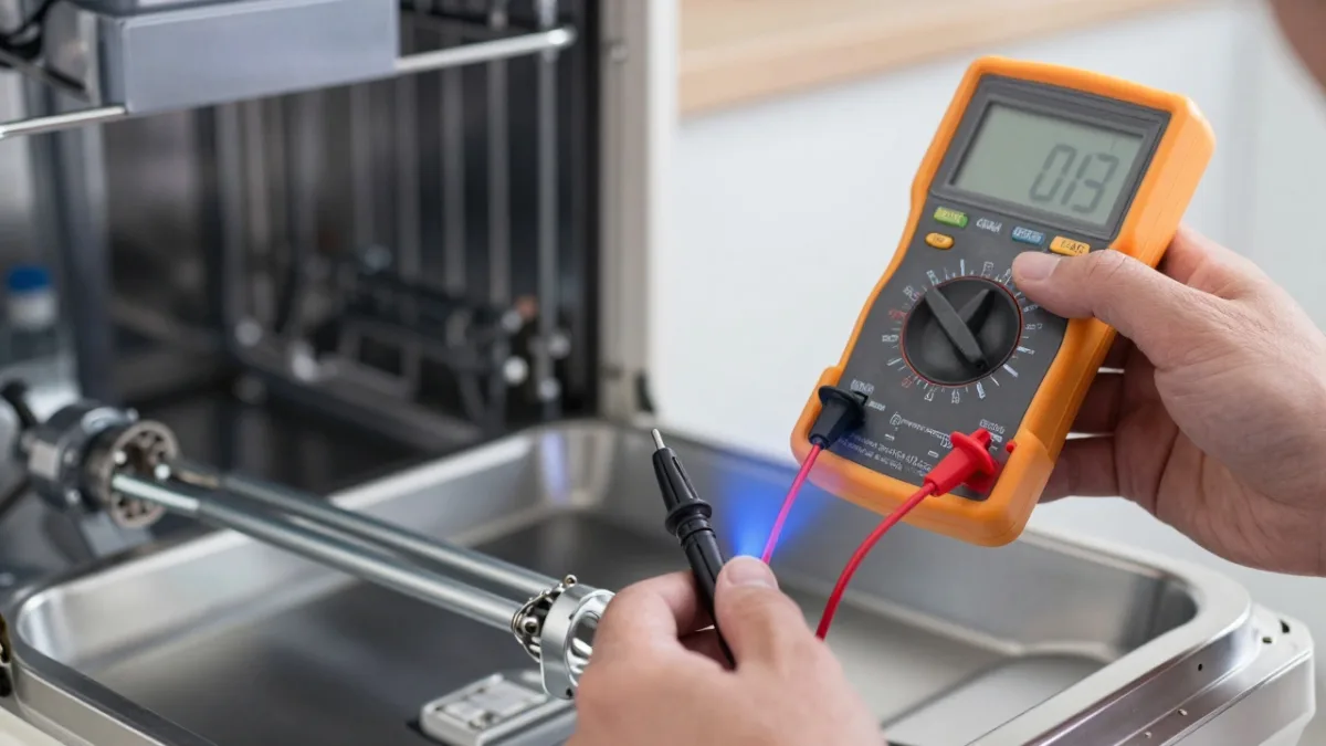 Heating element continuity test