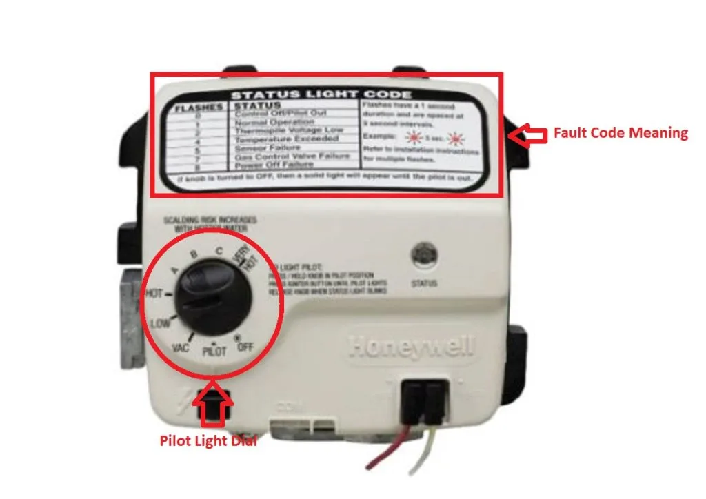 Honeywell Water Heater Status Light Blinking 7 Times