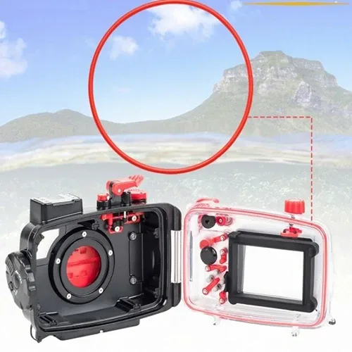 how to clean an underwater camera