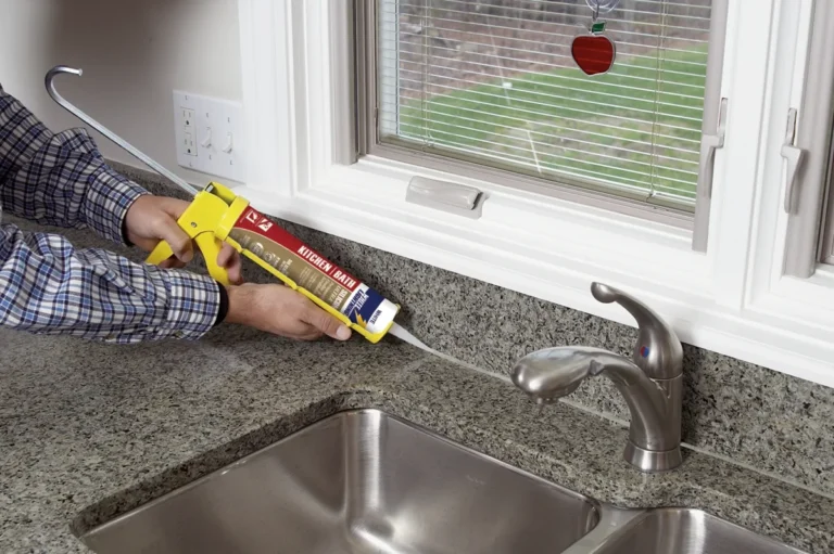 How To Seal Kitchen Sink To Countertop