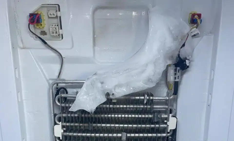 ice buildup inside freezer