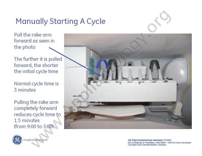 ice maker harvest cycle diagram