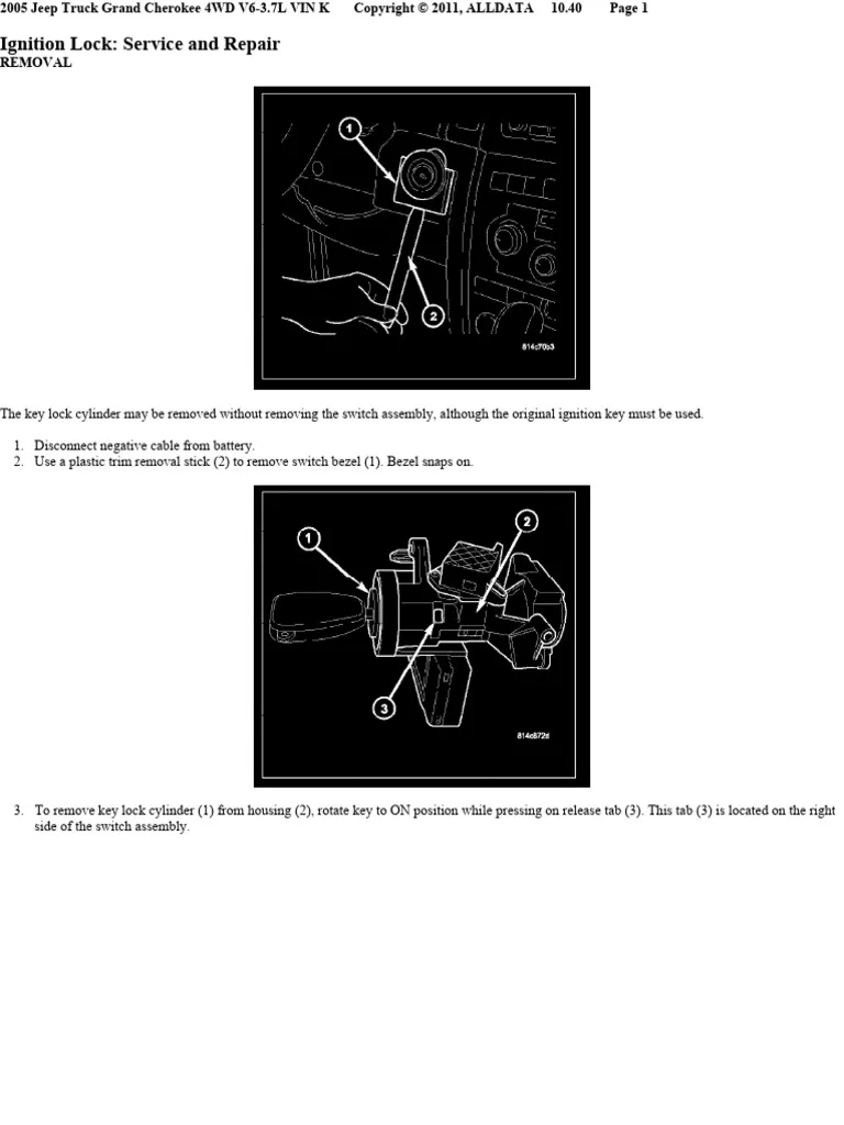 Jeep Grand Cherokee fob resync procedure