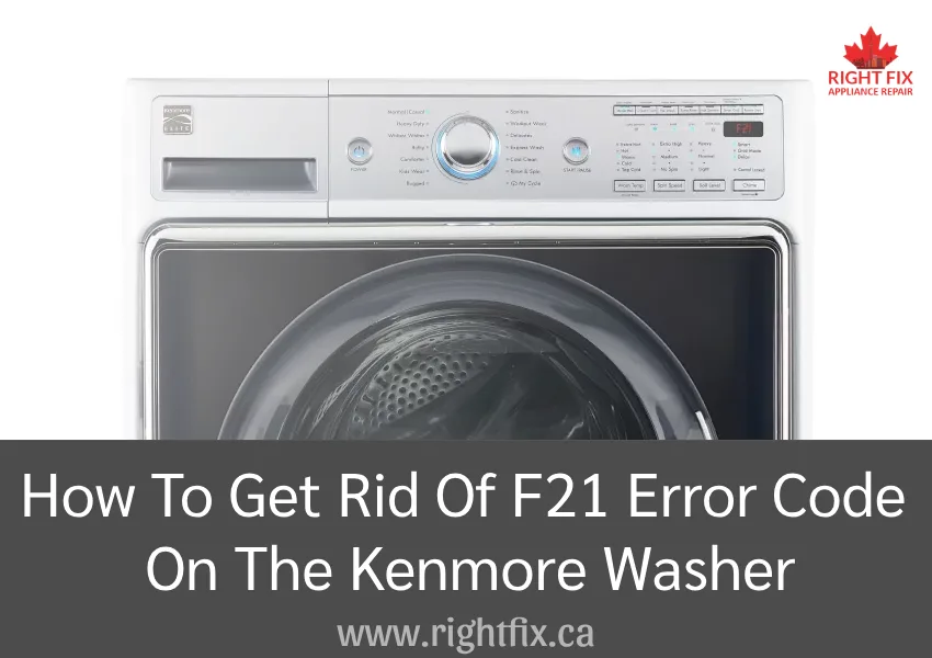 Kenmore error code F21