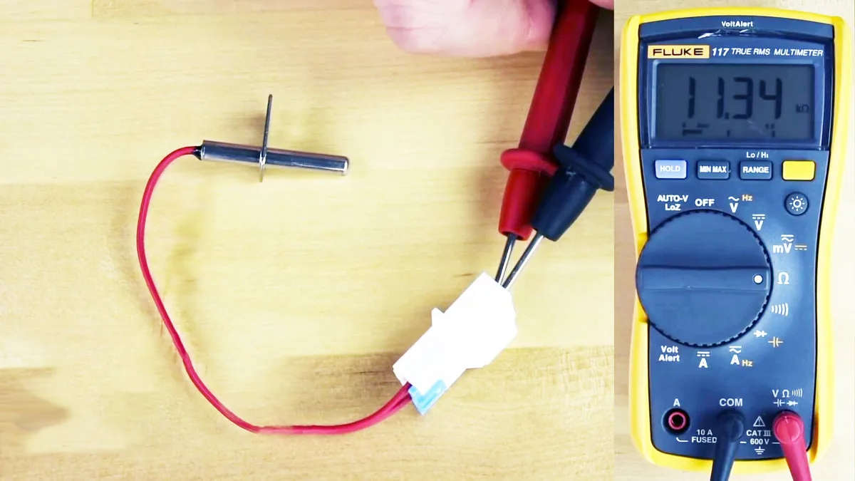 Maytag dishwasher thermistor resistance measurement
